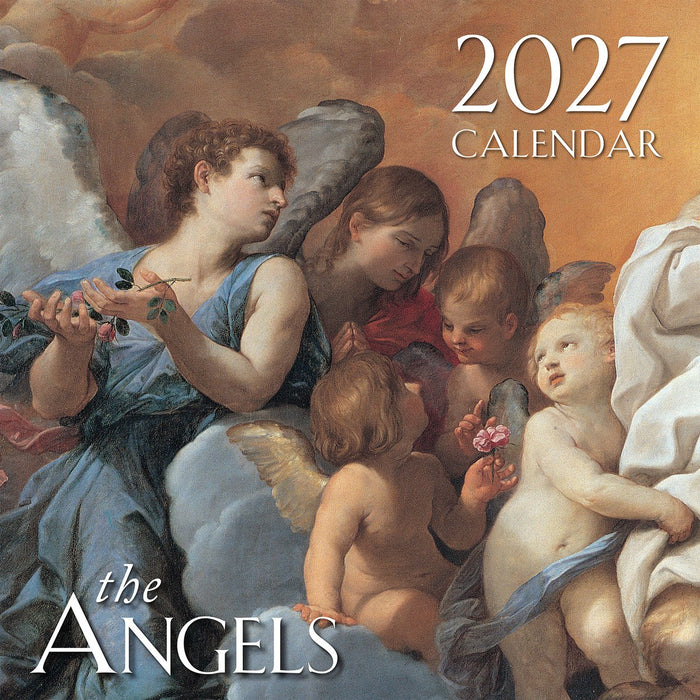 2027 Angels Wall Calendar, cover