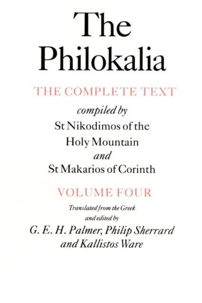 The Philokalia: Volume 4